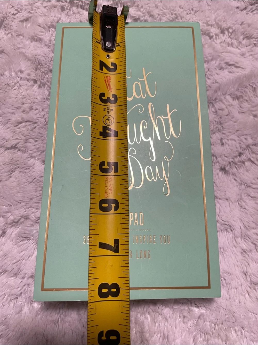 NEW Eccolo “A Great Thought A Day” Foil Notepad